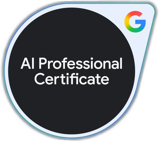 Google AI Professional Certificate Badge
