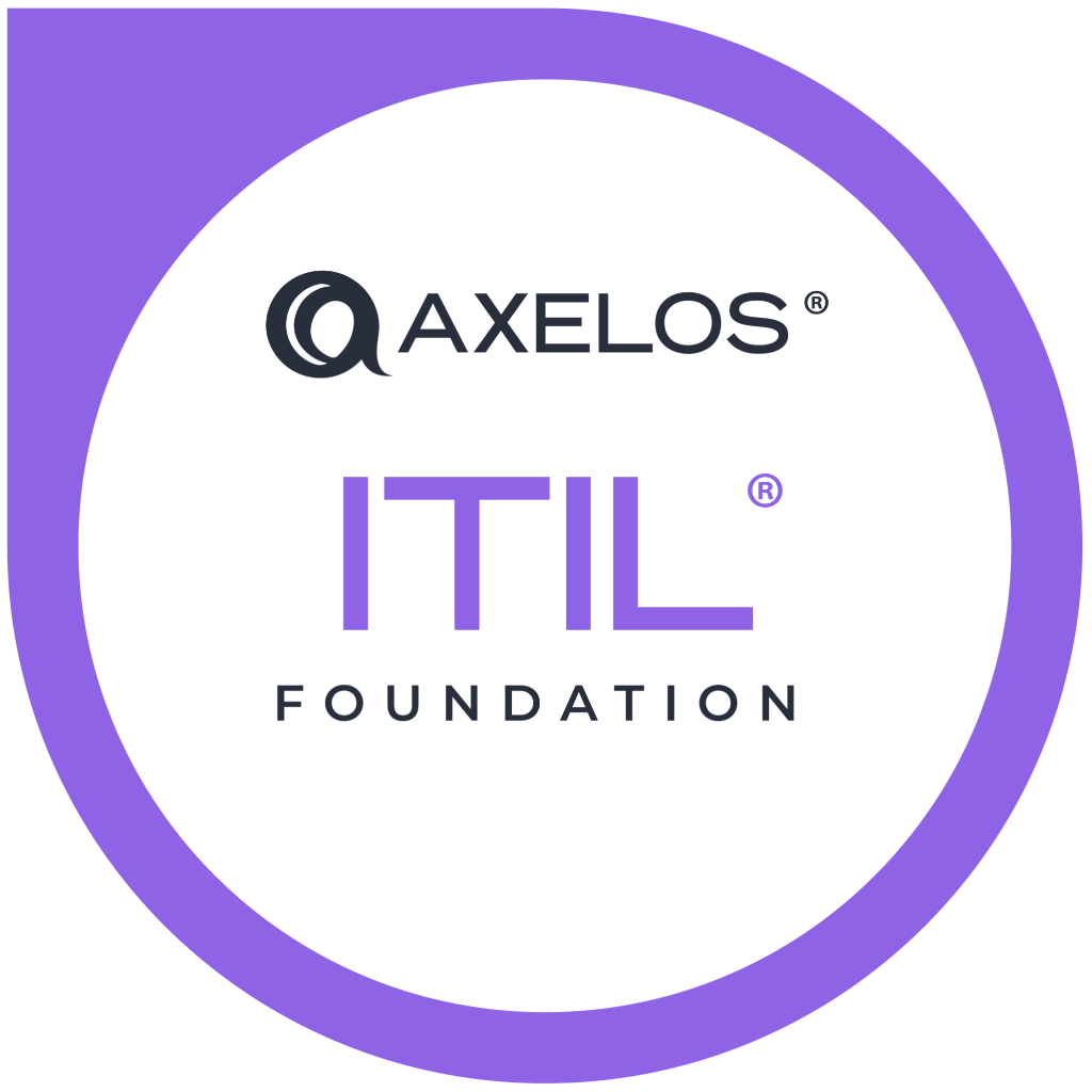 ITIL Foundation Certificate Badge